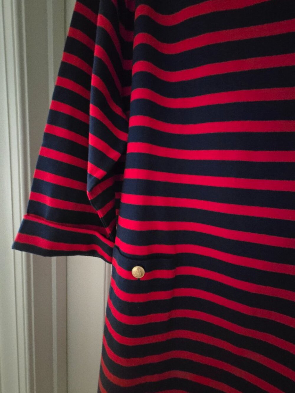 J.Crew Mariner cloth shirt-dress with gold buttons - XXL - Picture 7 of 7